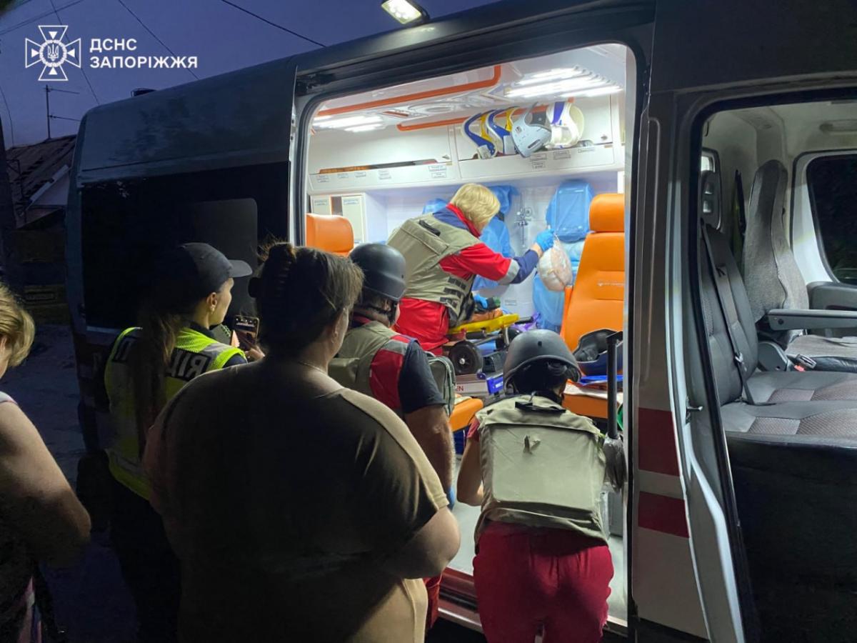 Наслідки удару РФ по Запоріжжю в ніч на 30 серпня 2025 року