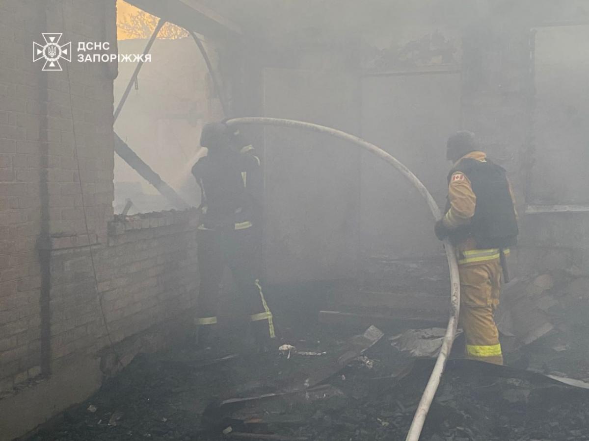 Наслідки удару РФ по Запоріжжю в ніч на 30 серпня 2025 року