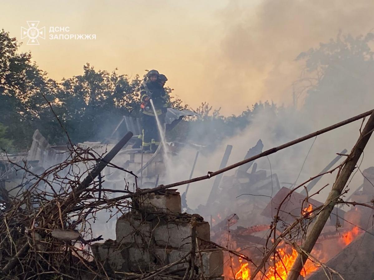 Наслідки удару РФ по Запоріжжю в ніч на 30 серпня 2025 року