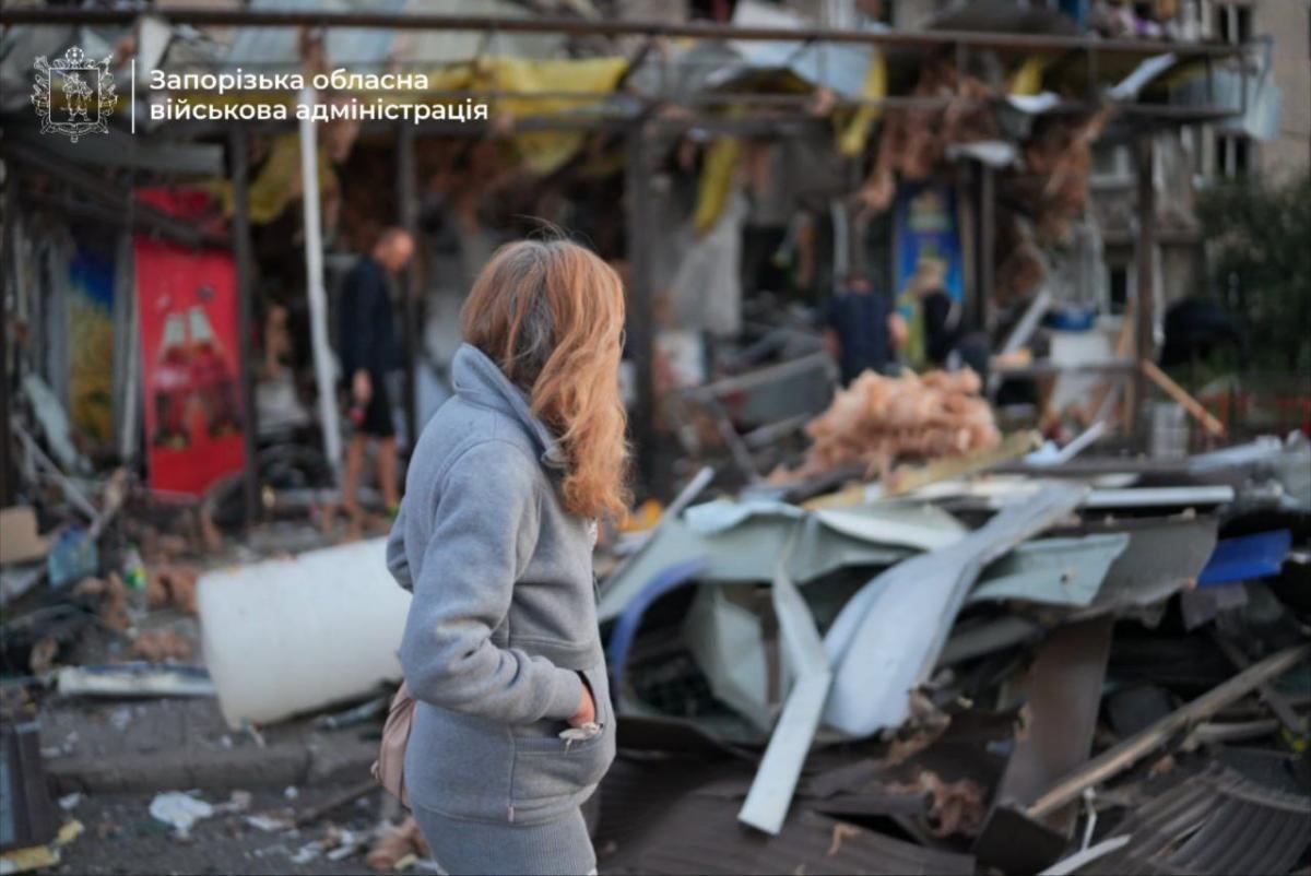 Наслідки удару РФ по Запоріжжю в ніч на 30 серпня 2025 року