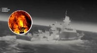 Уперше в історії: FPV-дрони вразили російський корабель із ракетами Калібр