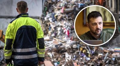 Последствия удара по Киеву, Зеленский Последствия удара по Киеву, Зеленский
