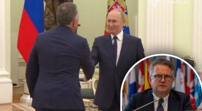 'Де ж власне Путін': Кислиця натякнув, що з посланцем Трампа зустрівся двійник 'Де ж власне Путін': Кислиця натякнув, що з посланцем Трампа зустрівся двійник