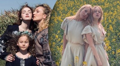 Ксенія Кошова з доньками Ксенія Кошова з доньками