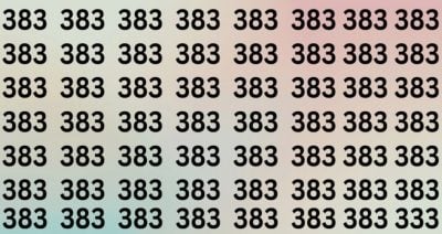 Де число 333: його треба знайти всього за три секунди