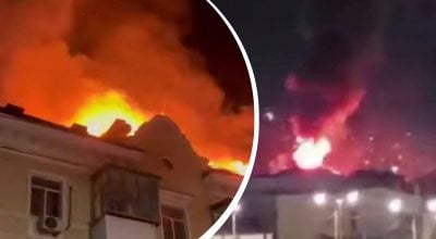 Ростов-на-Дону трясло від вибухів: зафіксовано масштабну пожежу у центрі міста Ростов-на-Дону трясло від вибухів: зафіксовано масштабну пожежу у центрі міста