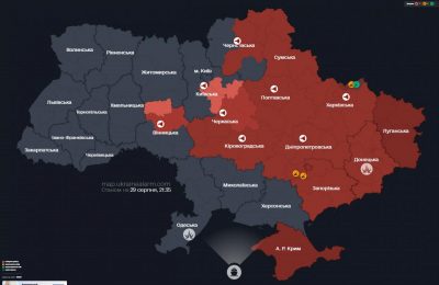 карта повітряної тривоги карта повітряної тривоги