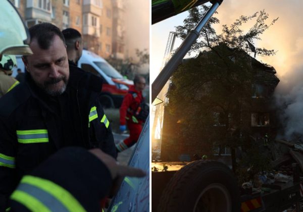 Ракета рознесла під'їзд житлової п'ятиповерхівки в Києві, під завалами люди: що відомо