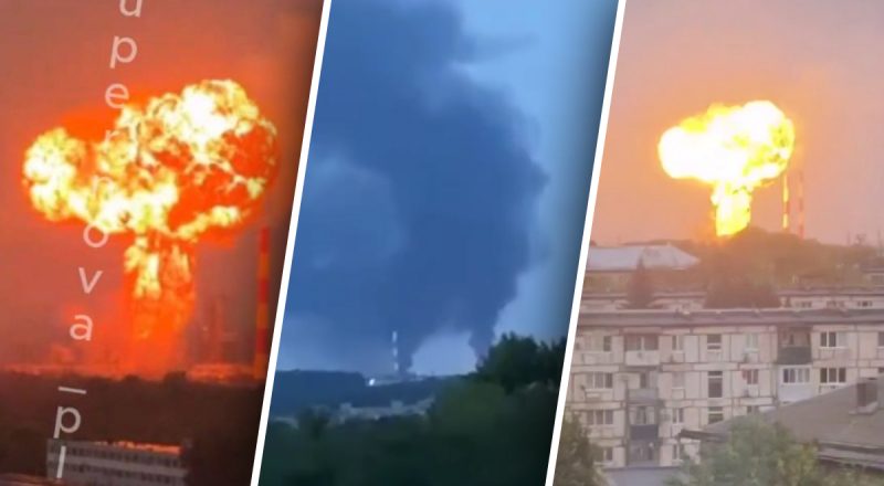 Массированный удар дронов по РФ: горят НПЗ, радиозавод и не только - все детали