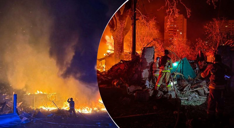 Вирує пожежа, зруйновані будинки, є постраждалі: РФ вдарила ракетами по Миколаєву