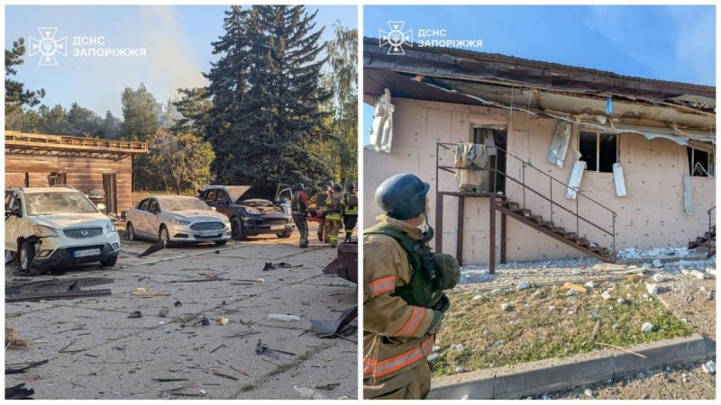 Россияне сбросили авиабомбы на базу отдыха на Запорожье, есть погибшие и раненые