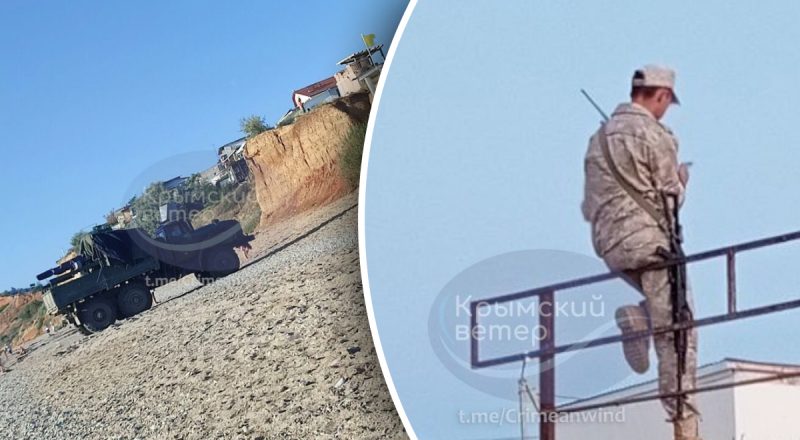 Армія РФ з кулеметами цілодобово чергує на пляжах Криму: до чого готується ворог