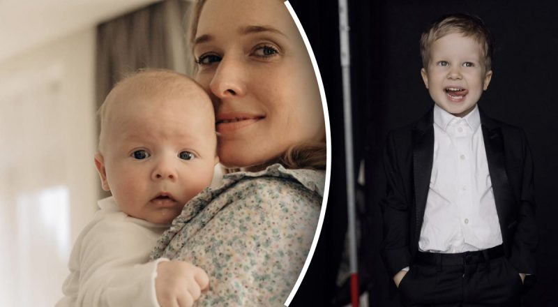 Повезла себя в роддом: Осадчая умилила новыми фото младшего сына