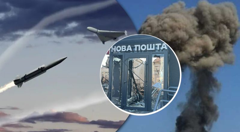 Всередині були працівники: РФ вдарила по депо Нової пошти в Києві