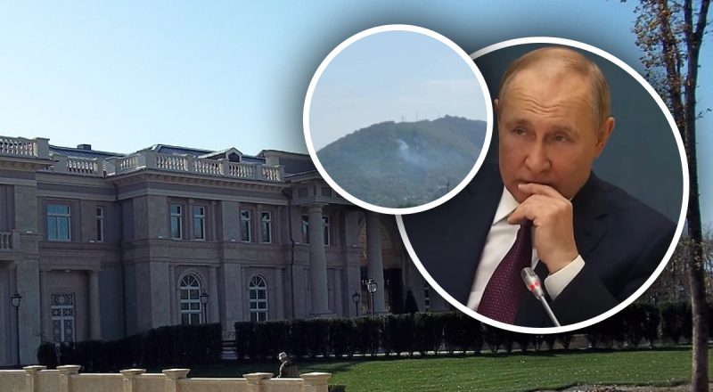 Дрони ЗСУ спричинили пожежу біля палацу Путіна: ЗМІ дізнались, чи зачепило маєток