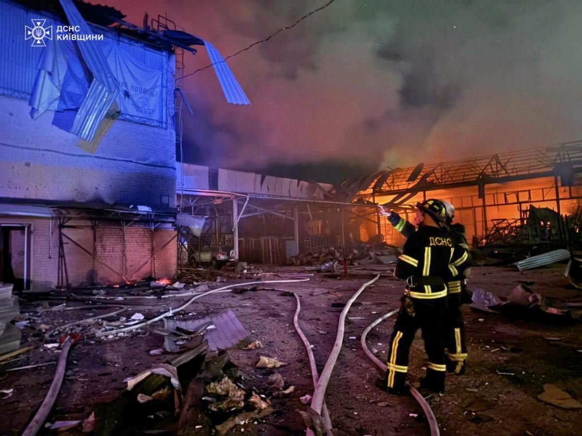 Атака дронів на Київщину