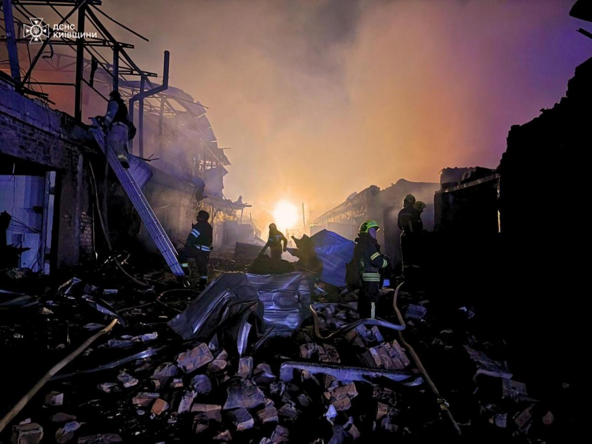 Атака дронів на Київщину