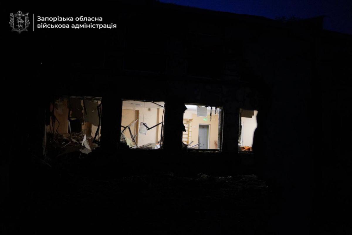 Атака дронов по Запорожью 6 сентября Атака дронов по Запорожью 6 сентября