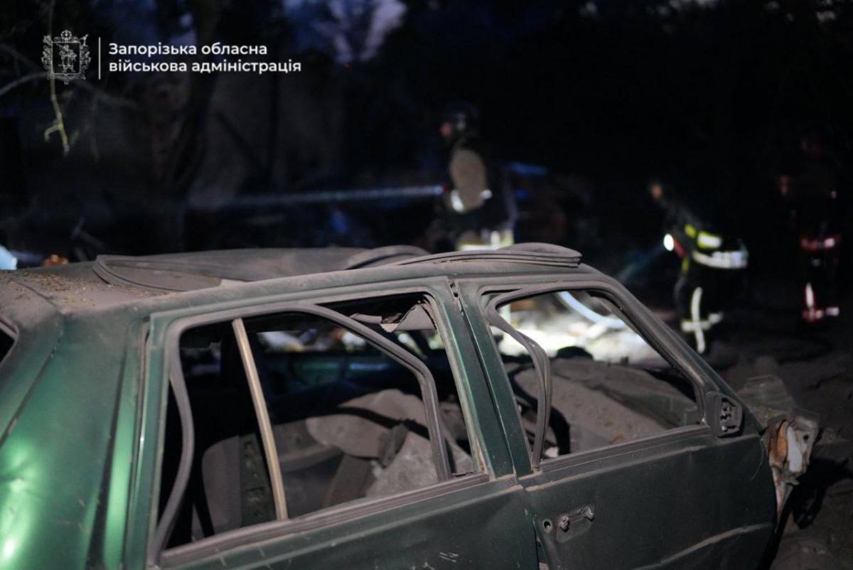 Атака дронов по Запорожью 6 сентября Атака дронов по Запорожью 6 сентября