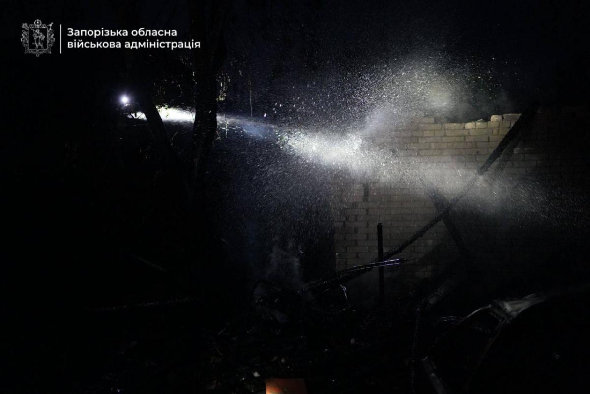 Атака дронов по Запорожью 6 сентября Атака дронов по Запорожью 6 сентября