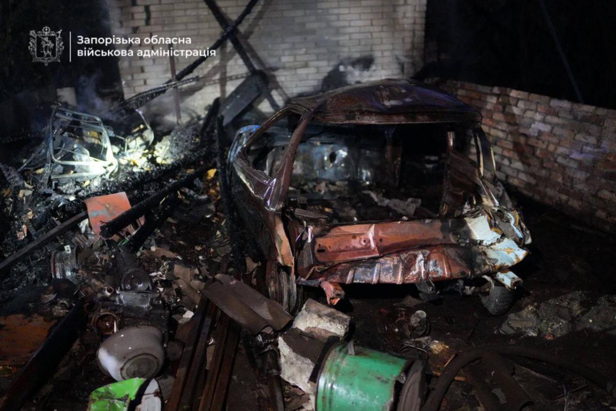 Атака дронов по Запорожью 6 сентября Атака дронов по Запорожью 6 сентября