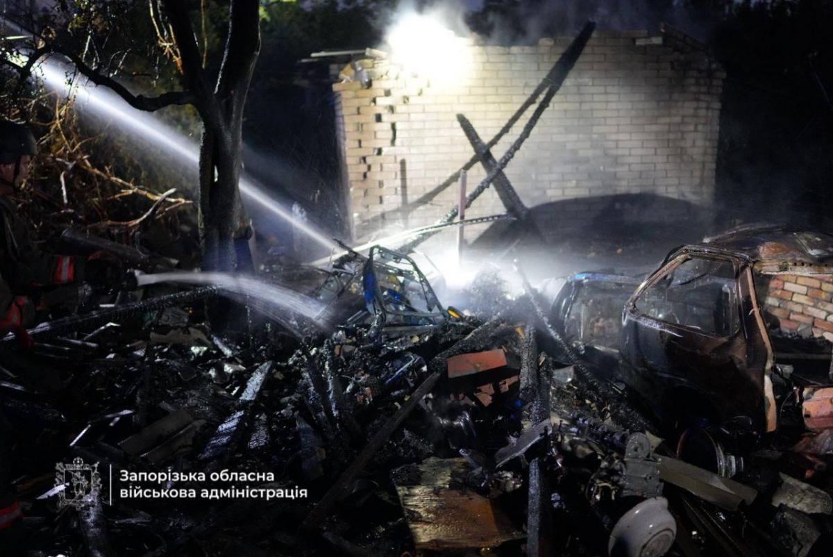 Атака дронов по Запорожью 6 сентября Атака дронов по Запорожью 6 сентября