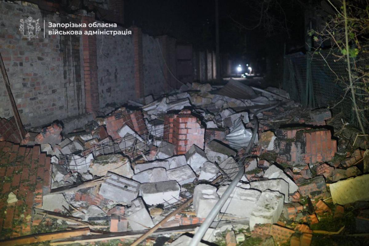 Атака дронов по Запорожью 6 сентября Атака дронов по Запорожью 6 сентября