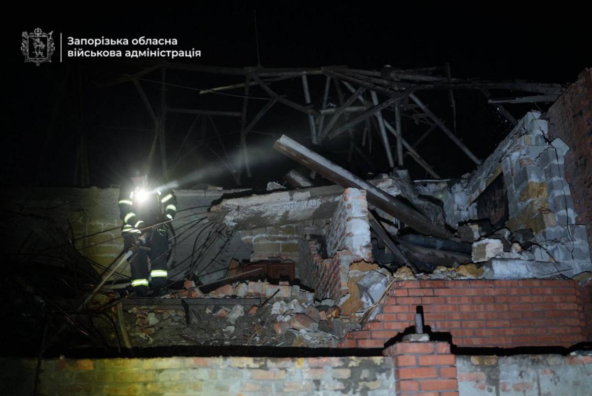 Атака дронов по Запорожью 6 сентября Атака дронов по Запорожью 6 сентября