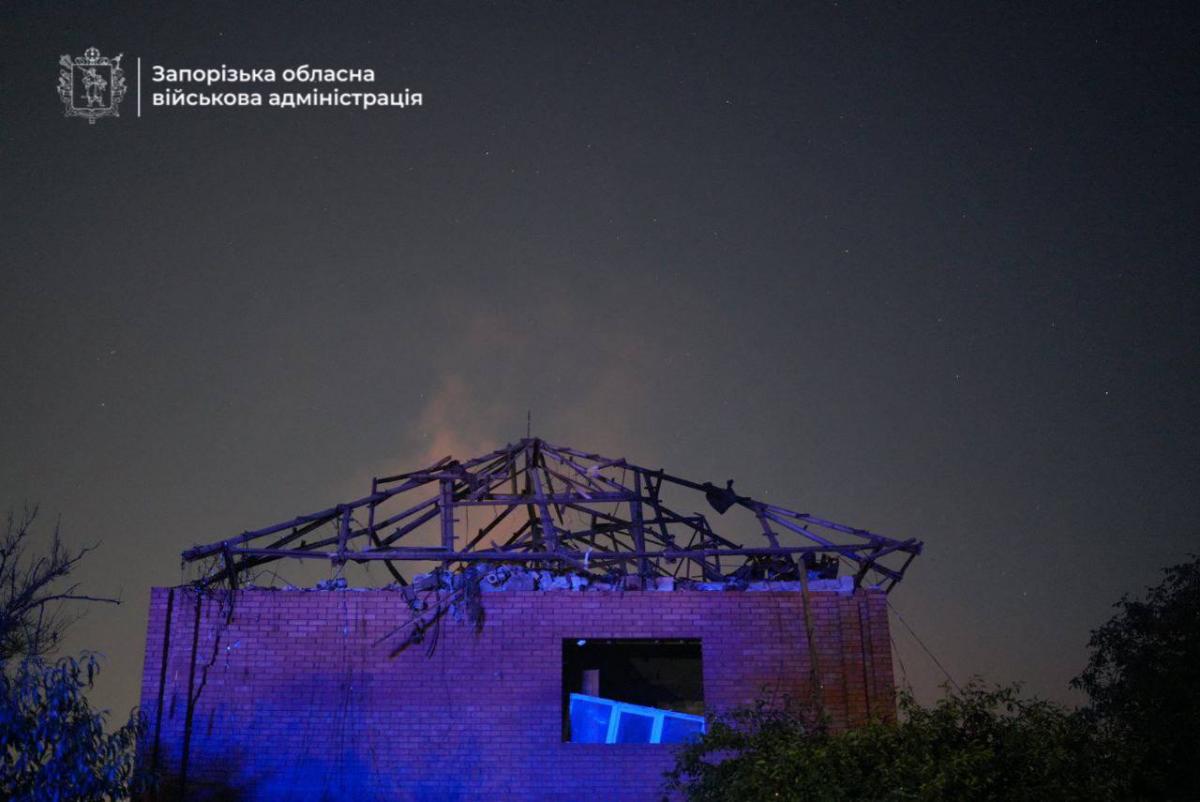 Атака дронов по Запорожью 6 сентября Атака дронов по Запорожью 6 сентября