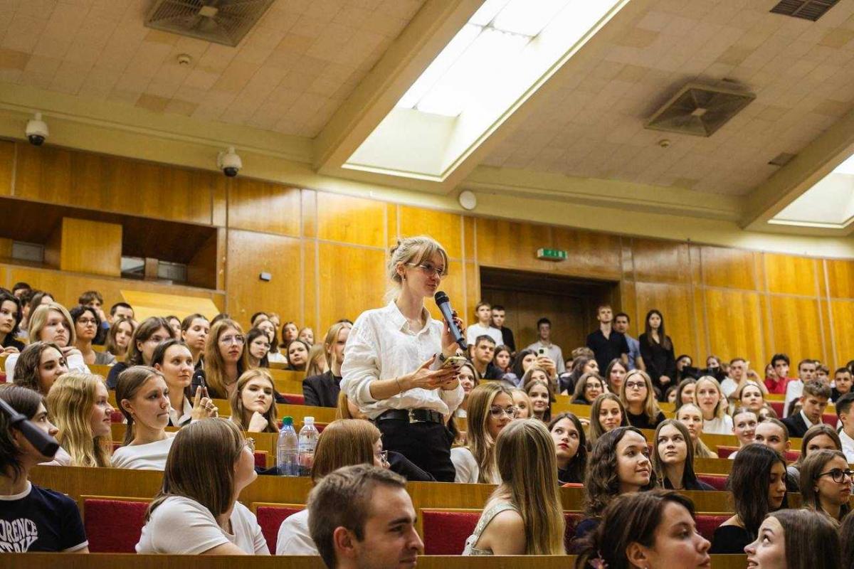 Президент Фінляндії до студентів КНУ Президент Фінляндії до студентів КНУ