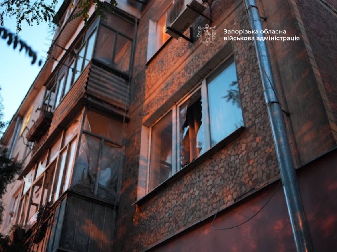 Удар по Запоріжжю 22 вересня 2025 Удар по Запоріжжю 22 вересня 2025