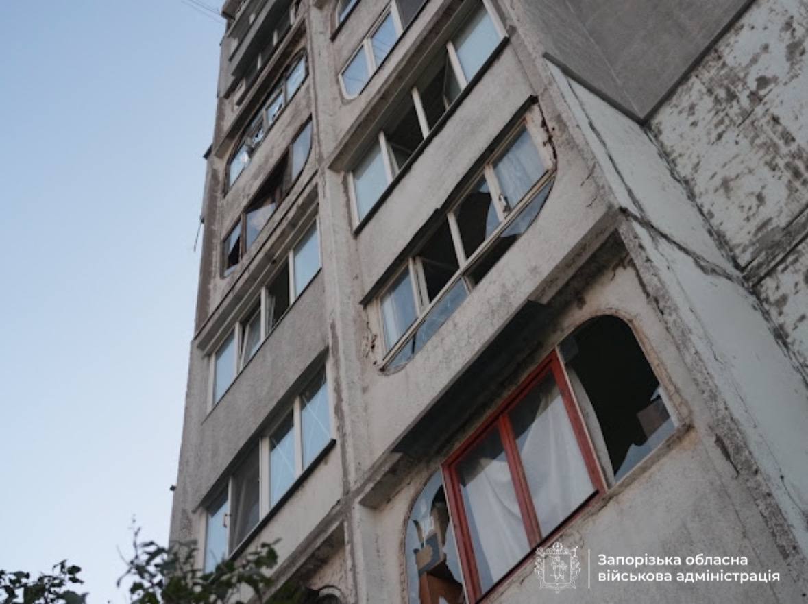 Удар по Запоріжжю 22 вересня 2025 Удар по Запоріжжю 22 вересня 2025