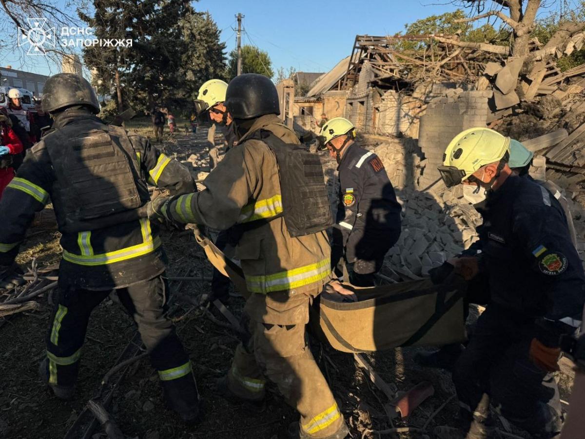 Удар по Запоріжжю 22 вересня 2025 Удар по Запоріжжю 22 вересня 2025