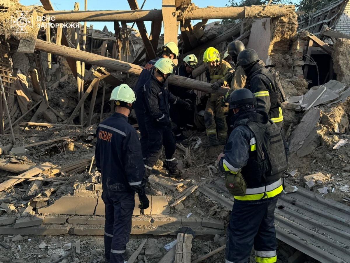 Удар по Запоріжжю 22 вересня 2025 Удар по Запоріжжю 22 вересня 2025