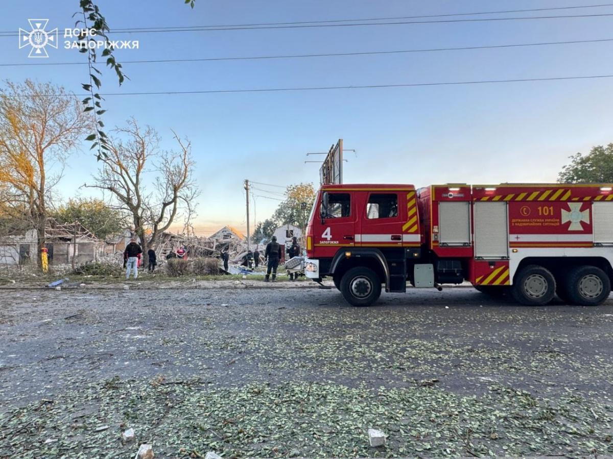 Удар по Запоріжжю 22 вересня 2025 Удар по Запоріжжю 22 вересня 2025