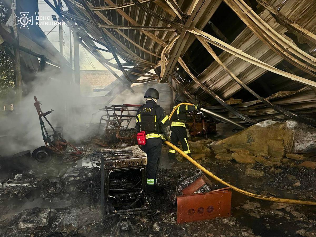 Удар РФ по Київській області 22 вересня Удар РФ по Київській області 22 вересня