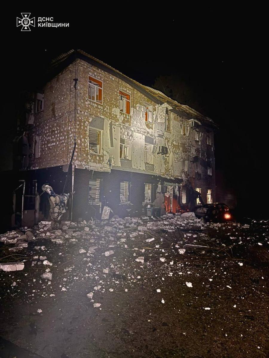 Удар РФ по Київській області 22 вересня Удар РФ по Київській області 22 вересня