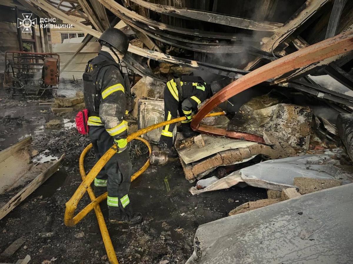 Удар РФ по Київській області 22 вересня Удар РФ по Київській області 22 вересня