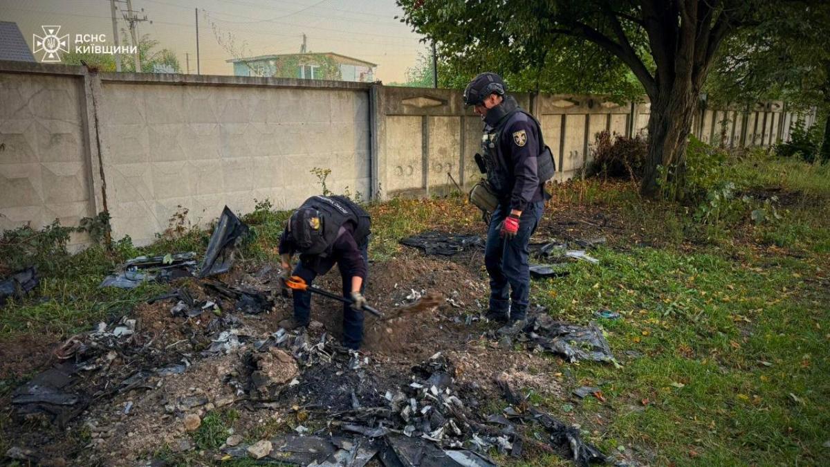 Удар РФ по Київській області 22 вересня Удар РФ по Київській області 22 вересня