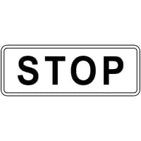 Дивує водіїв: що насправді означає синій знак Stop на дорозі Дивує водіїв: що насправді означає синій знак Stop на дорозі