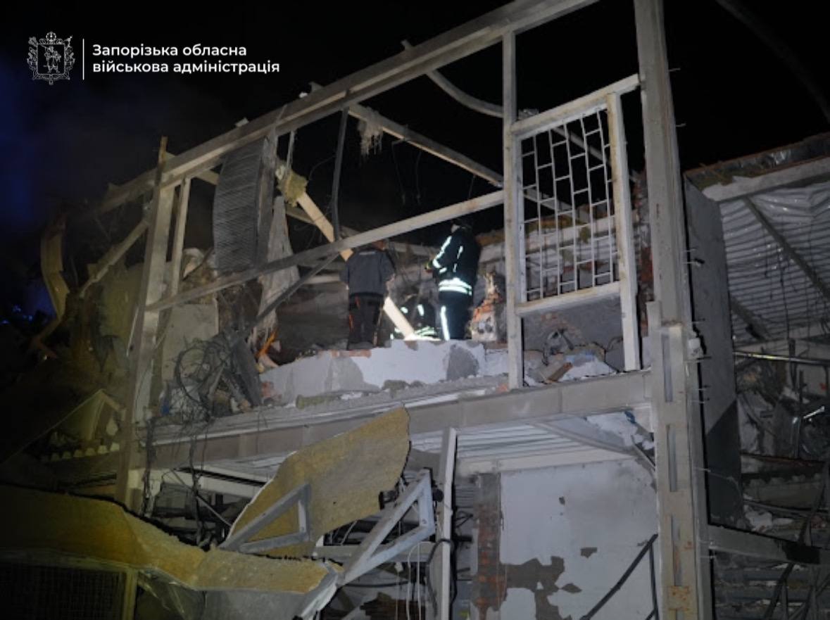 Наслідки удару по Запоріжжю
