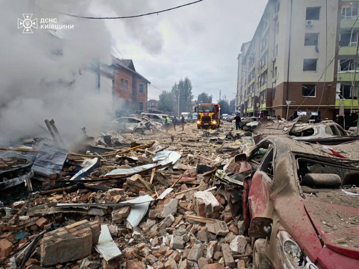 Наслідки масованої атаки РФ на Київську область Наслідки масованої атаки РФ на Київську область