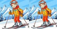 Чим відрізняються два лижники: треба знайти відповідь за 21 секунду