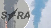 Величезний стовп диму та пожежа: українські дрони зупинили роботу НПЗ в Росії