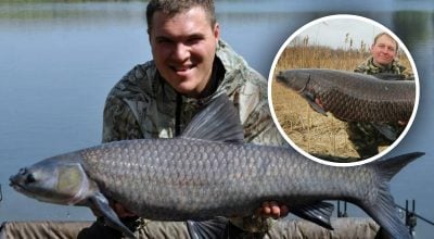 Рибалка під Києвом упіймав величезну рибу Рибалка під Києвом упіймав величезну рибу
