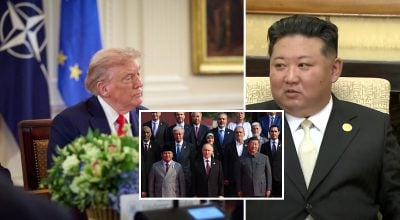 Трамп, Кім Чен Ин, Путін, Сі Цзіньпін Трамп, Кім Чен Ин, Путін, Сі Цзіньпін