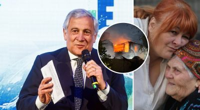 Антоніо Таяні, війна в Україні Антоніо Таяні, війна в Україні