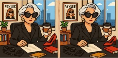 Незвичайний ребус: знайдіть 3 відмінності на картинках із жінкою в офісі за 15 с