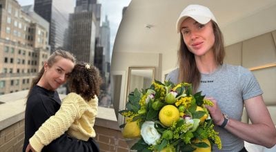 Еліна Світоліна з донькою Еліна Світоліна з донькою