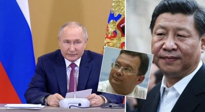 Путин, Си Цзиньпин, Олег Пендзин Путин, Си Цзиньпин, Олег Пендзин